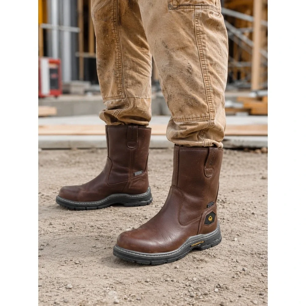 Wolverine Men's Raider DuraShocks waterproof wellington Steeltoe boots 9.5M